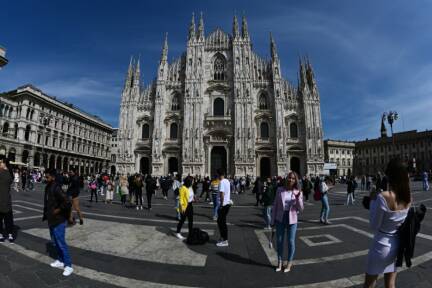 Blick auf den Dom von Mailand 