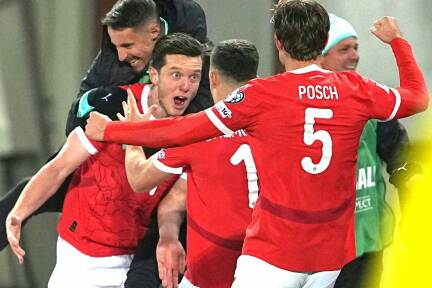 Nach dem Ausgleich von Michael Gregoritsch kannte der Jubel keine Grenzen.  