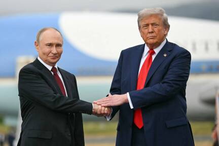 US-Präsident Donald Trump und Kremlchef Wladimir Putin im August 2025.  