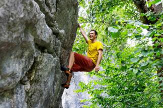 Andreas Widauer in Aktion. 