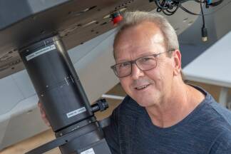 Der Salzburger Astrofotograf Rochus Hess von der Arbeitsgruppe für Astronomie am Haus der Natur. 