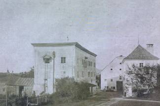 Das Alte Mühlhaus um 1880. 