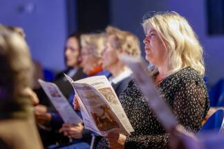 Im SN-Saal hieß es wieder: „Kommt, singt mit!“ 