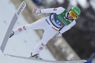 Daniel Tschofenig glänzte in beiden Durchgängen zum Auftakt. 
