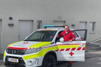 First Responder Teamleiter Reinhard Aichhorn in Wagrain. 
