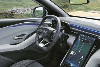 Im Innenraum und beim Außendesign setzt Ford auf Eigenständigkeit. 
