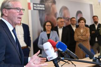 Wilfried Haslauer will die SPÖ nach wie vor überzeugen.  