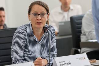 Grünen-Chefin Martina Berthold.  