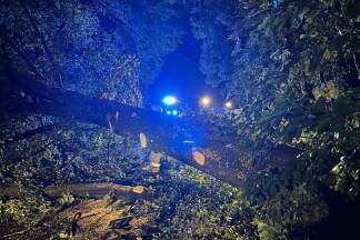Einsatz der Freiwilligen Feuerwehr Obertrum: Die Feuerwehrleute rückten in der Nacht zwischen 2 Uhr und 4.30 Uhr mehrfach aus.  