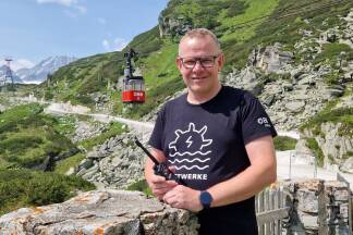 Bernhard Buchholzer, Betriebsleiter der ÖBB-Werksseilbahn, die mit Ende August ihren Betrieb einstellt. 