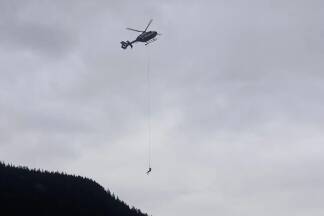 Bild vom Rettungseinsatz in Uttendorf.  