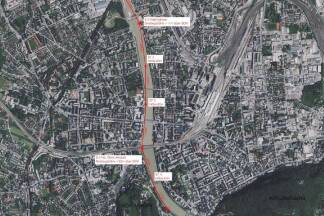 Eine mögliche Trasse für eine Seilbahn in der Stadt Salzburg? Eine mögliche Trasse für eine Seilbahn in der Stadt Salzburg?