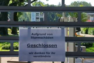 Zahlreiche Schäden im Lepi. 