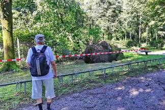 Zahlreiche Schäden im Lepi. 