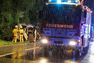 Auch die Feuerwehr war im Einsatz.  Auch die Feuerwehr war im Einsatz.