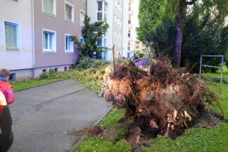 Auch in der Stadt Salzburg waren die Einsatzkräfte gefordert. 