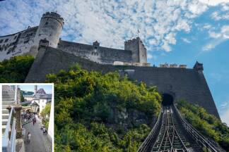 Aufgrund zahlreicher Touristinnen und Touristen vor dem Festungsbahn-Einstieg ist man oft zu Fuß sogar schneller. 