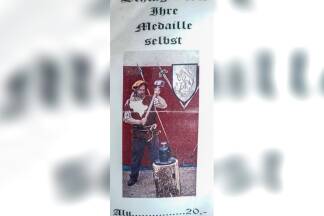 Eine alte Angebotsbroschüre von Schmied Heribert Wieser aus den 90er-Jahren. 