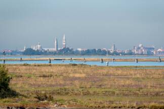 Die Serenissima in Sichtweite. 