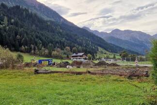 Im Bereich Wimm wird aktuell ein Areal für das Baulandsicherungsmodell infrastrukturell erschlossen.  
