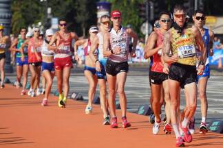 Der Trick mit dem Hüftknick: Sportgehen erfordert eine spezielle Technik.  
