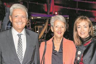 Genossen den Abend: Cornelius und Dagmar Geislinger mit Matthias und Sonja Geislinger (Geislinger GmbH).   Genossen den Abend: Cornelius und Dagmar Geislinger mit Matthias und Sonja Geislinger (Geislinger GmbH).