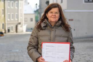 Die Lehrerin Karin Lindorfer ist Spitzenkandidatin der KPÖ+, tritt aber nicht für das Bürgermeisteramt an. 