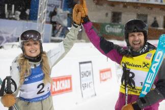 Die Sieger: Corinna Kamper und Marco Büchel. Die Sieger: Corinna Kamper und Marco Büchel.