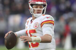 Quarterback Patrick Mahomes führt die Chiefs an. 