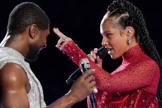 Alicia Keys zeigte es Usher. 