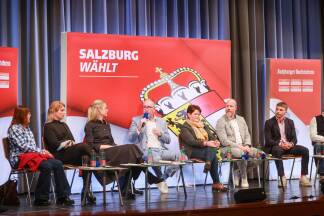 Acht Listen treten in Hallein am 10. März 2024 an. 