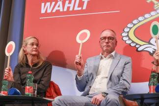 Hier einer Meinung: Humer-Vogl und Stangassinger.  