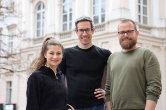 Natalie Hangöbl, Kay-Michael Dankl und Markus Walter. 