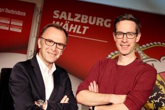 Bernhard Auinger oder Kay-Michael Dankl – das Duell um das Bürgermeisteramt in der Stadt Salzburg. 