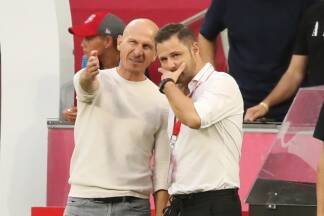 Gerhard Struber und Bernhard Seonbuchner. Gerhard Struber und Bernhard Seonbuchner.