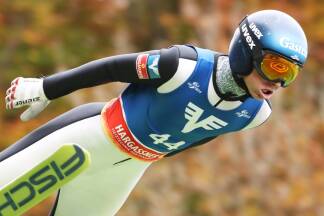 Peter Resinger in seiner Hauptsportart. 