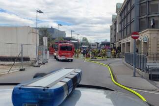 128 Feuerwehrleute waren bei dem Brand im Einsatz. 