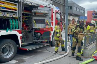 128 Feuerwehrleute waren bei dem Brand im Einsatz. 