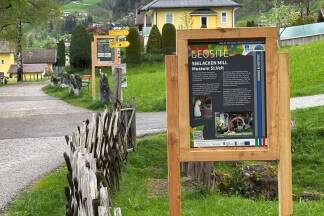 Geosite in St. Veit. 