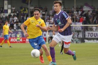 Aleksandar Jankovic (l.) wechselt vom SAK nach Grödig.  