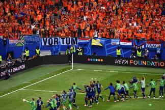 Die Menge tobte beim Spiel Polen gegen Niederlande 