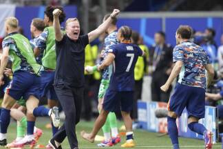 Der niederländische Trainer Ronald Koeman zeigte sich begeistert. 