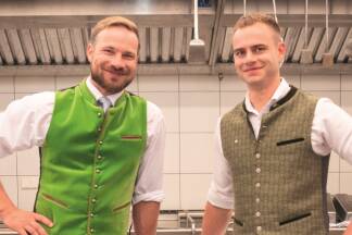 Ein eingespieltes Team: Philip (40) und Simon Wind (29).  