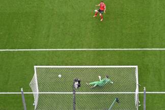 Marko Arnautovic mit dem 3:1.  