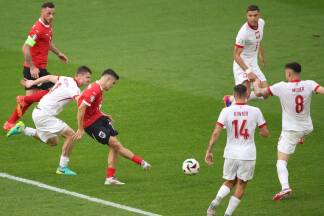 Das 2:1 durch Christoph Baumgartner.  