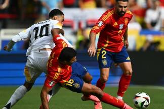 Spanien gegen Deutschland war ein intensives Duell. 
