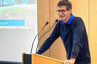 Die Vertreter der S-Link-Gesellschaft versuchten, ihre Pläne zu präsentieren und zu vermitteln, allen voran Geschäftsführer Stefan Knittel.  