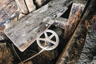 Aufgelassene Abzweigung. Aufgelassene Abzweigung.