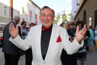 Der Societylöwe bei den Salzburger Festspielen 2019.  