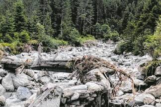 Eingriffe waren nötig, um das beliebte Ausflugsziel wieder erreichbar zu machen.Bild: Riedler, Kendler 